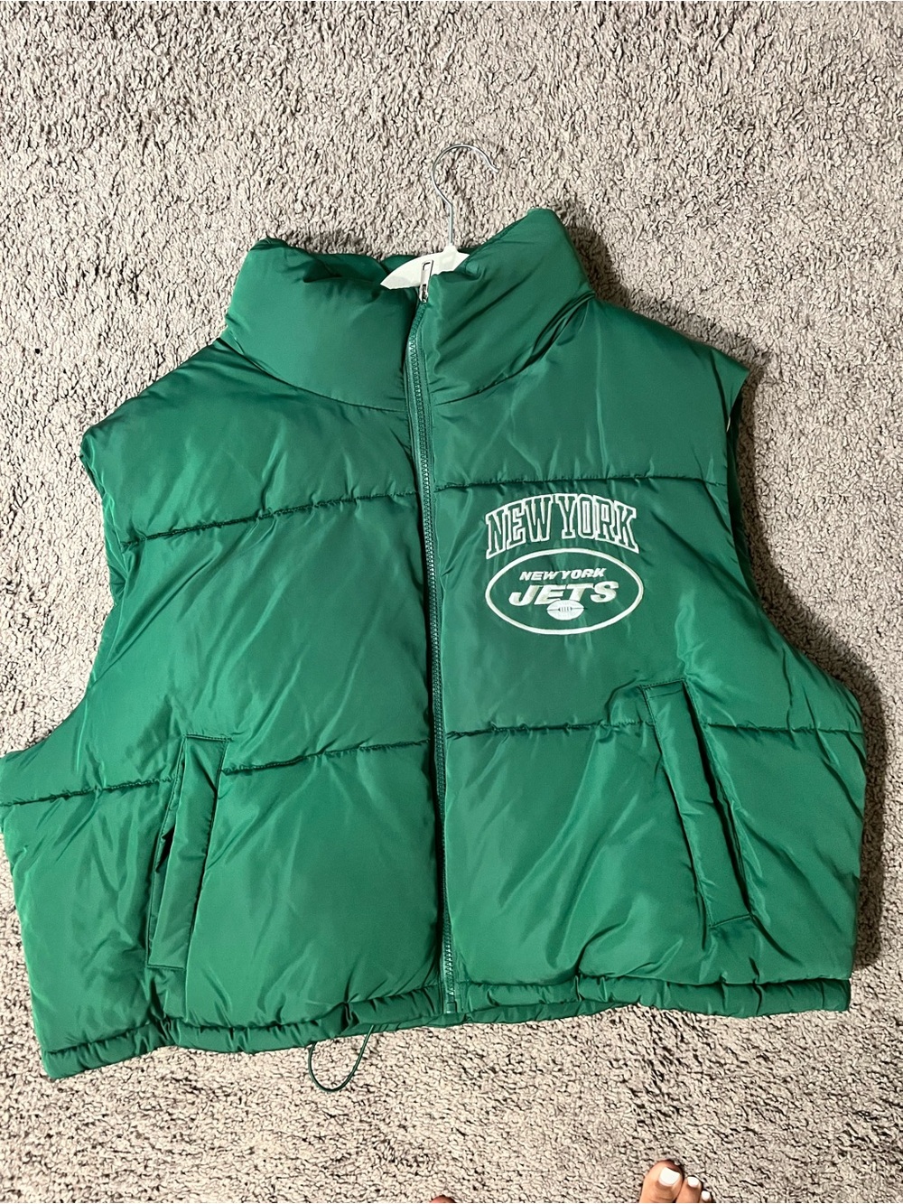 NFL Green Insulated Jacket with NFL Patch